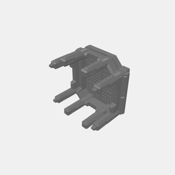 40k Trenches - Tower - Watchtower Section v1.0.stl