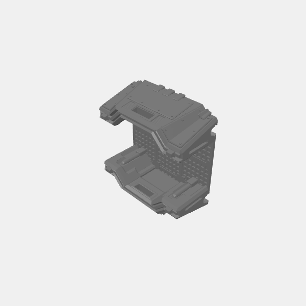 40k Trenches - Tower - Base Command Post v1.0.stl
