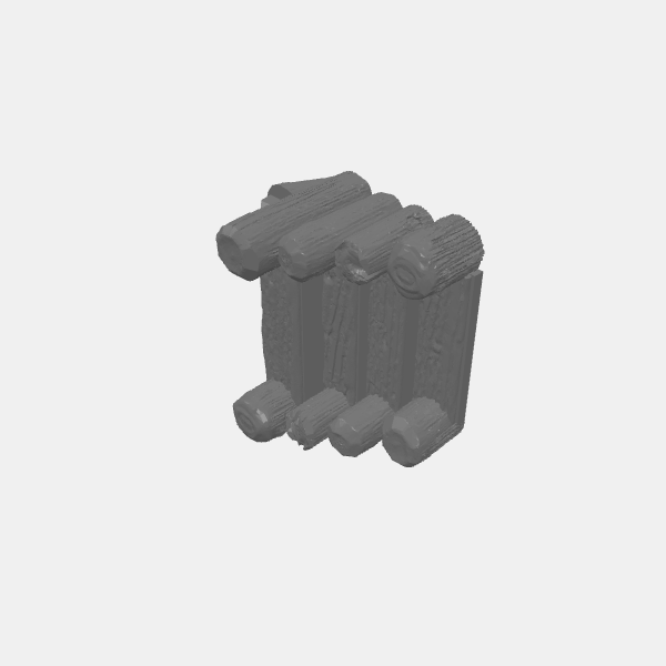 Fantasy - Simple Wooden Bridge - Stairs End v1.0.stl