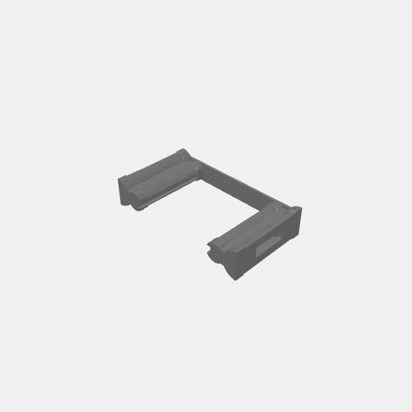 SB3D - Greathelm Arena - Short Side - Wood Gate Opening v1.0.stl