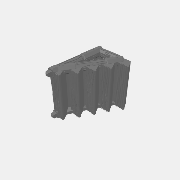 Tilestone Heavy Scaffolding - Wooden Scaffold Stairs Tall v1.0.stl