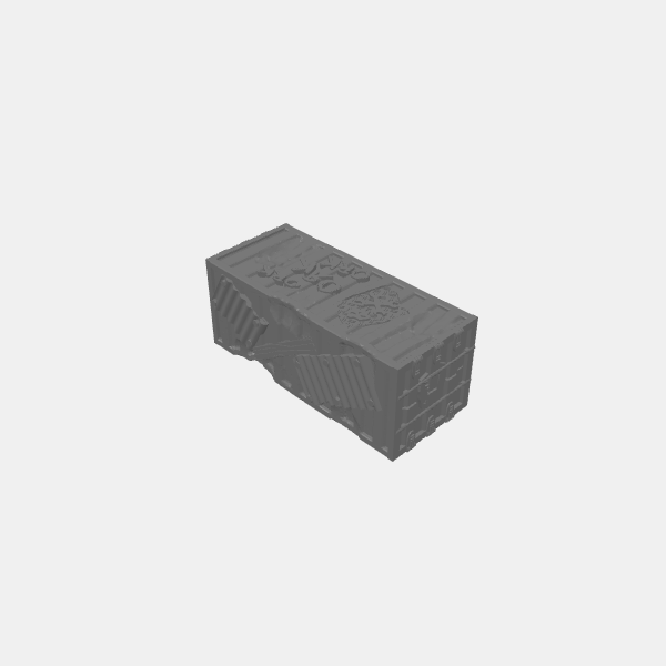 SB3D - Orky Terrain - Ork Containers - Long A v1.0.stl