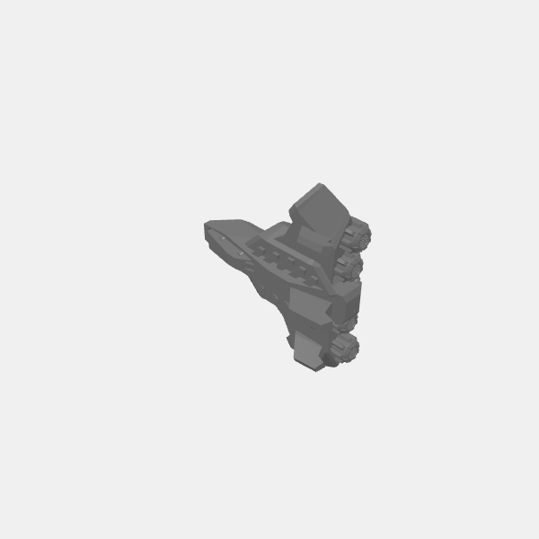 SB3D Warfleets - Dwarf Guilds - Faction Squadron Ship - Spool v1.0.stl