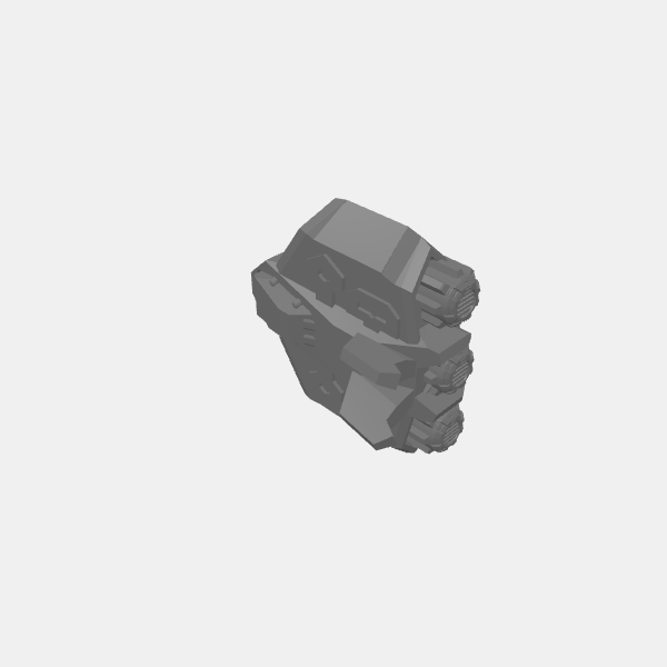SB3D Warfleets - Dwarf Guilds - Faction Squadron Ship - Brick v1.0.stl