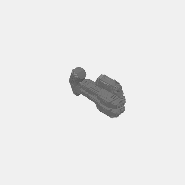 SB3D Warfleets - Dwarf Guilds - Ship Heavy - Anvil v1.0.stl
