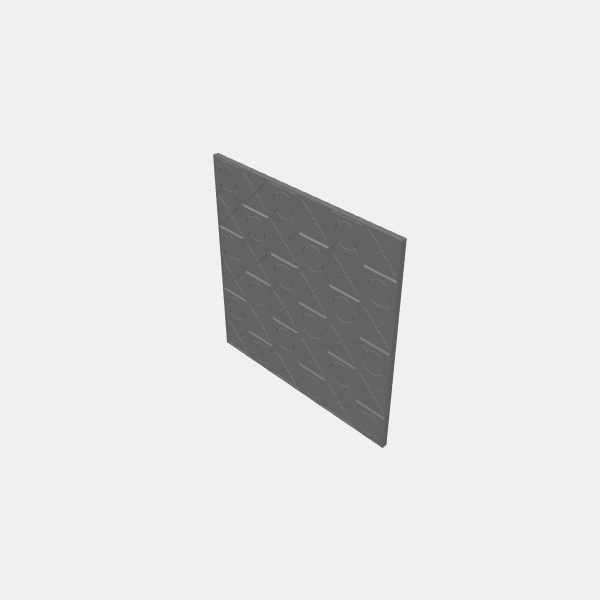SB3D-Obsidian Sentinals Board Game - Board - Filament Swap 2 color v1.0.stl