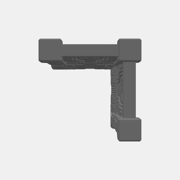Deathship One - Wall 3in Corner v1.0.stl
