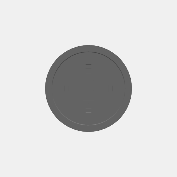 Game Tokens - Objective Target Reticle - 9 v1.0.stl