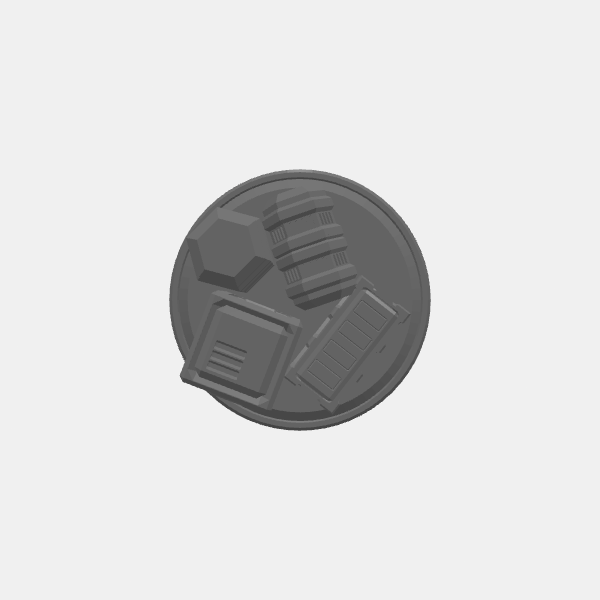 Deathship One - Asset Marker 30mm v1.0.stl