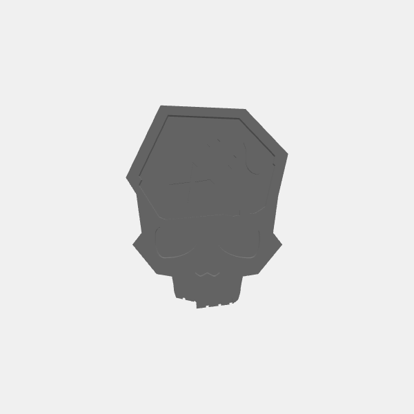 Tokens - Skull - Forbidden Psalm - Poisoned v1.0.stl