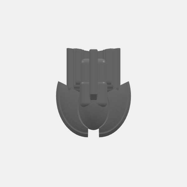 SB3D Warfleets - DAO Union - Gunship Ship v1.1.stl