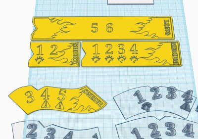 Gaslands Fire Template, Gate Signs, and Motors
