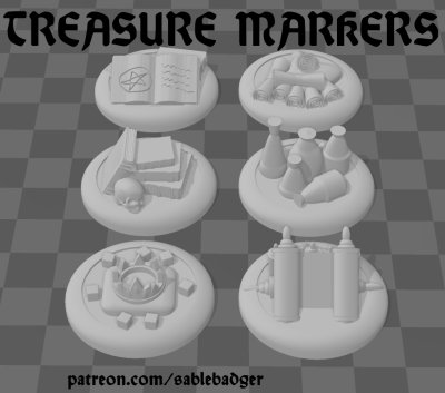 Treasure Objective Tokens