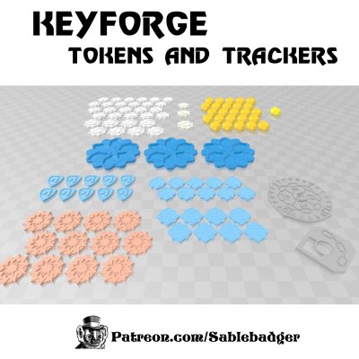 Boardgames - Keyforge tokens
