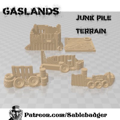 Gaslands Junk terrain