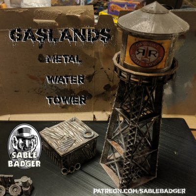 Gaslands Metal Water Tower