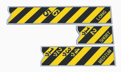 Gaslands Templates - Hazard Stripes v1 - Image 2