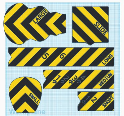 Gaslands Templates - Hazard Stripes v1 - Image 3