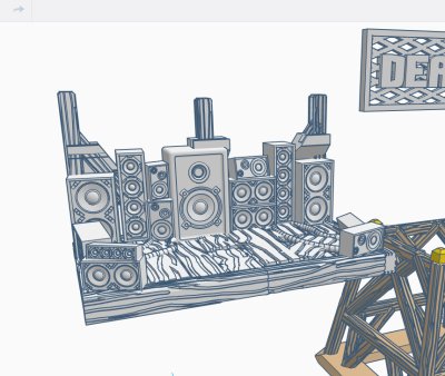 Gaslands - Race Sign Platform with Speakers - Image 2