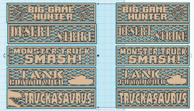 Gaslands - Race Title Signs