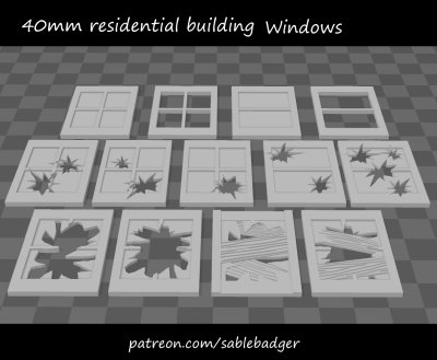 Urban Residental Build Doors+Windows 40mm - Image 2