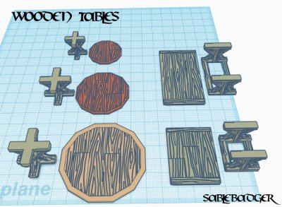 Fantasy - Wooden Tables