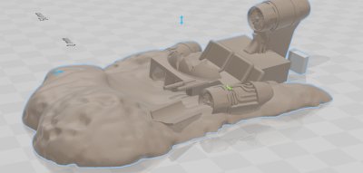 Legion - Crashed Landspeeder Terrain