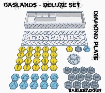 Gaslands - Templates - Diamond Plate