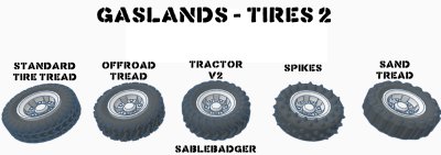 Gaslands - Tire Upgrade set 2