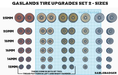 Gaslands - Tire Upgrade set 2 - Image 4