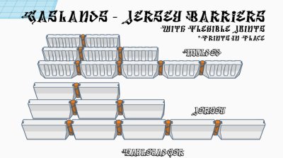 Gaslands - Barriers flex join