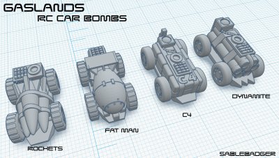 Gaslands - RC Car Bombs