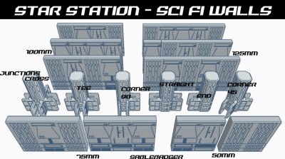 Sci Fi - Star Station Walls