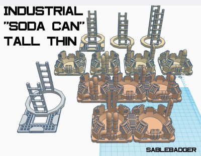 Sci Fi Undustial Soda Can Terrain - Image 3