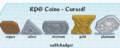 RPG Coins - Cursed