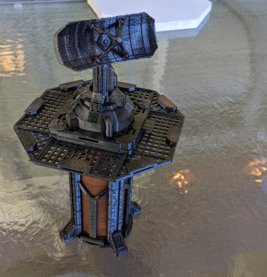 Sci Fi Industrial scrap can towers