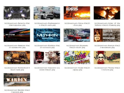 Gaslands - Rounded Roadside Billboards - Image 4