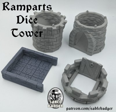 Ramparts Dice Tower - Image 1