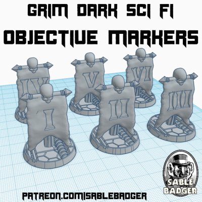Grimdark - Objective Markers