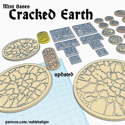 Mini Bases - Cracked Earth update