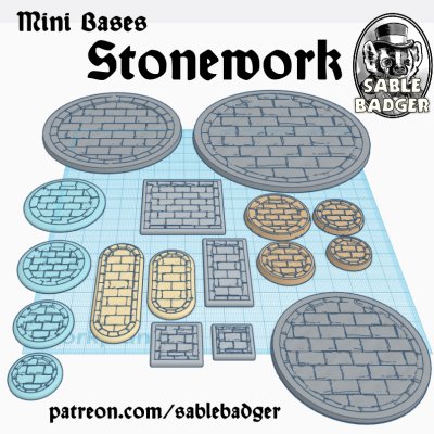 Mini Bases - Stonework