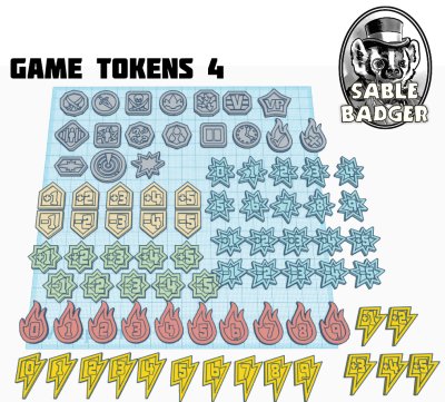 Game Tokens group 4