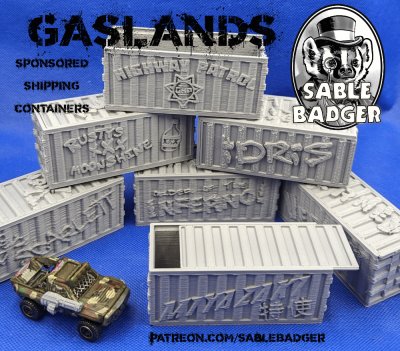 Gaslands - Sponor Shipping Container Boxes - Image 3