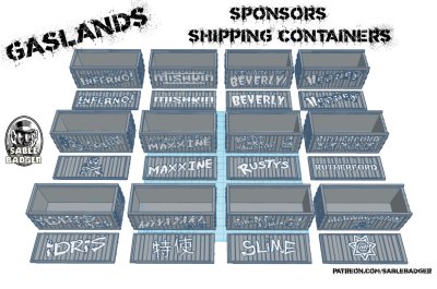 Gaslands - Sponor Shipping Container Boxes - Image 4