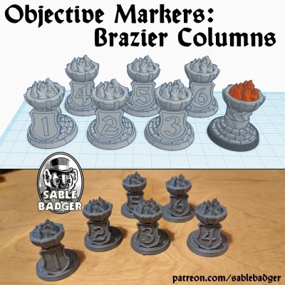Objective Markers - Brazier Column - Image 3