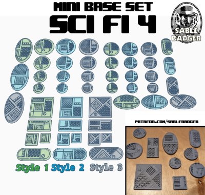 Mini Bases - Sci Fi 4 - Decking
