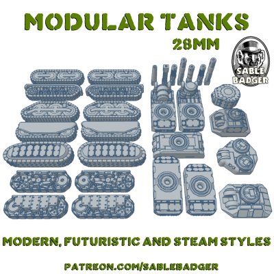 Tanks - Modular - 28mm