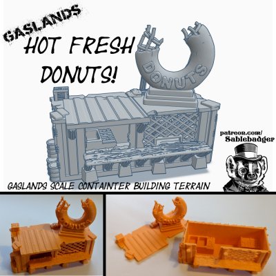 Gaslands - Container Buildings - Hot Fresh Donuts