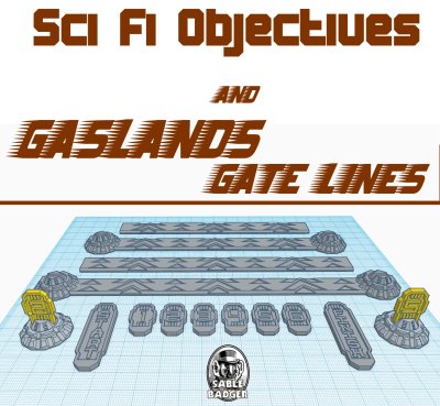 Sci Fi Racing Objective and Gate Markers
