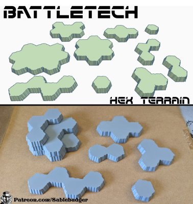 Battletech Hex Terrain